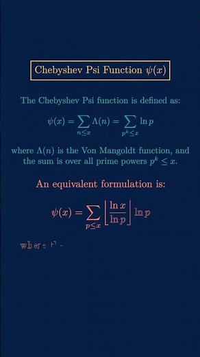 RANKING 100 FUNCTIONS BY DIFFICULTY | Level #94 Chebyshev Psi Function #RecentDrift