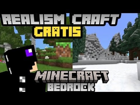 Como descargar REALISM CRAFT GRATIS para minecraft bedrock 1.21