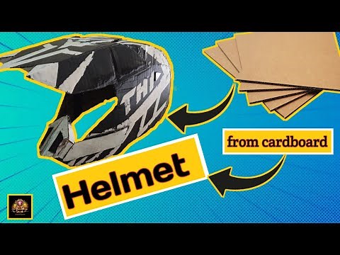 How to make a helmet by cardboard|bike helmet |motorcycle helmet.#craft #bike#craftykidscreation