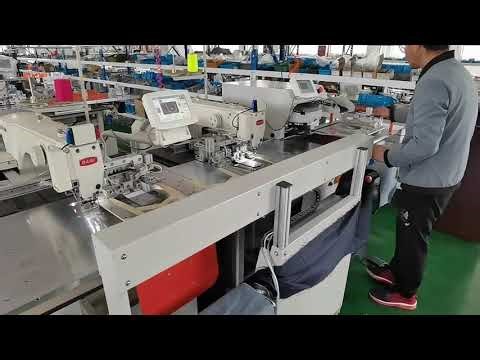 BT-220MT Double head full-automatic pocket setter machine with cold folding group