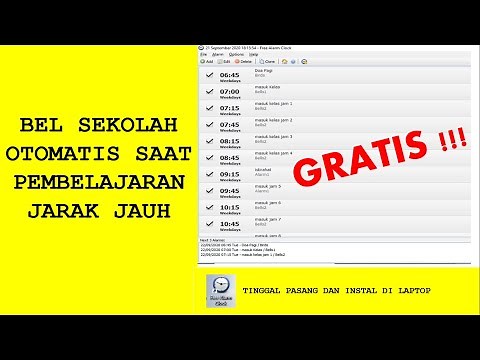 GRATIS ! APLIKASI BEL SEKOLAH OTOMATIS SAAT PEMBELAJARAN JARAK JAUH