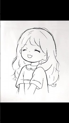 How to draw a cute girl