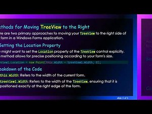 How to Position a TreeView on the Right Side of Your WinForms Application