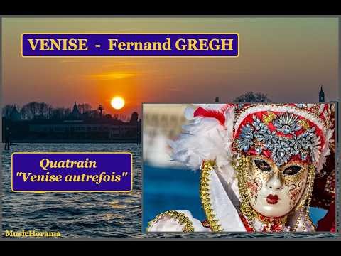 Fernand GREGH (1873-1960) Venise "autrefois", quatrain...