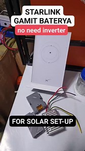 BATERRY SET-UP FOR STARLINK, NO NEED INVERTER👇 https://s.shopee.ph/20ngWyTSWo | Sarang Fernz