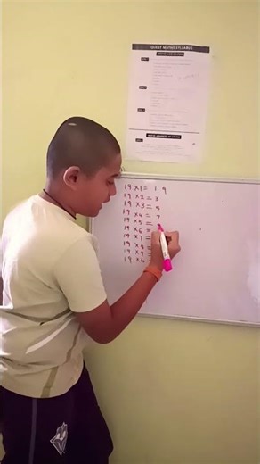 “19 table trick every student should know 📝.Easy way to remember 19 multiplication 🔥#shorts