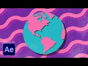 Animate a Fake Flat 3D Globe | After Effects Tutorial