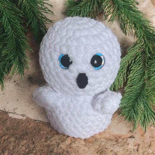 No Sew Crochet Owl Pattern Mini Owl Amigurumi Small Bird Plushie - Etsy