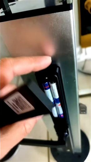 waterproof design of the battey box in the rear lock. #smartlock #digitallock #doorlock #smarthome