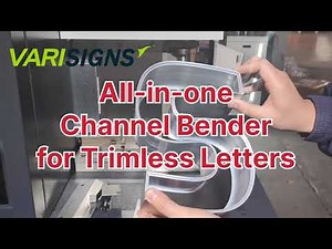 TRIMLESS Channel Letters Made EASY with This Game-Changing Bender