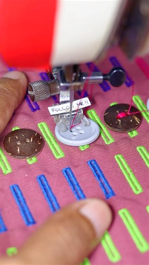 Clean Finish Button Sewing with Semi Automatic Machine. #cleansewing #buttonwork #tailoring | Meelee Crafts