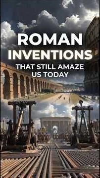 Roman Inventions That Shaped the World You Use Today! #RomanInventions #AncientRome #romanempire