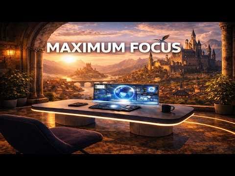 3 Hours Fantasy Castle Workspace – Study and Deep Work Music