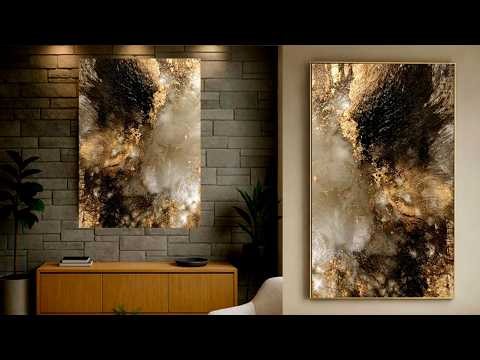 TEXTURE & LIGHT | Satisfying Textured Abstract Art Process (629) 