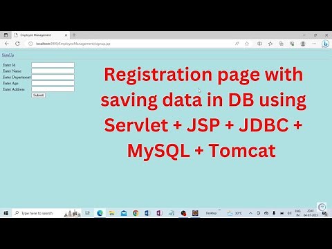 Build a JDBC Project with JSP and MYSQL Database in Eclipse IDE FAST
