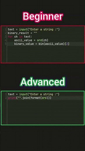 How to Convert a String into Binary #programming #python #coder