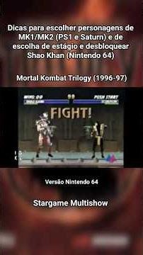 Mortal Kombat Trilogy - PlayStation/Sega Saturn/Nintendo 64 #fyp #nostalgia #mk