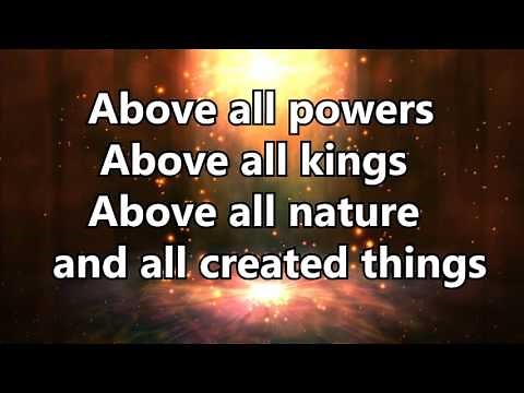 Above All karaoke lyric video