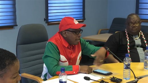 Beyond reproach… Nudo secretary general and presidential aspirant Joseph Kauandenge says the party can account for every cent they spent over the last five years, a feat he believes is worthy of praise. Video: Edward Mumbuu | New Era Newspaper