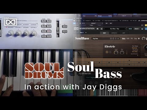 UVI Soul Bass 1.5 and Soul Drums | In action with Jay Diggs
