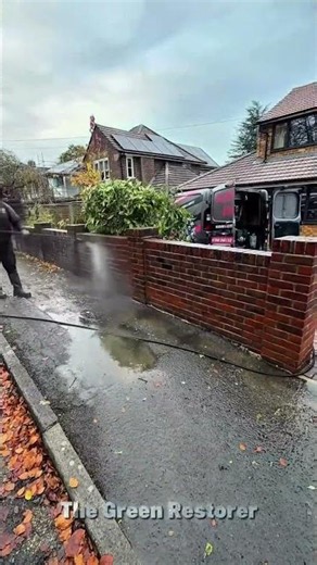 Pressure Washing | Edging | Hedging | Weeding | Blowing | Mowing #shorts #satisfying #gardening
