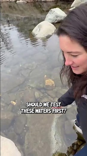 DUNKING IN FREEZING WATER MY SKIN HURTS #VANLIFE #CAMPING #TRAVEL