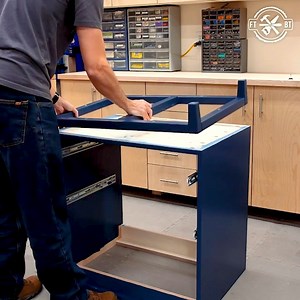 192K views · 2.6K reactions | Guy Builds a Custom Bathroom Vanity (from scratch). See how we made this vanity, we love how it turned out! | Fix This Build That | Facebook