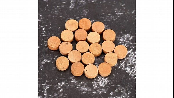 Trumpet Repairing Cork Pads, 20Pcs 9.5mm Trumpet Water Key Cork Replacement, Trombone Spit Valve Accessory Parts for Musician Instrument Maintenance and Repair