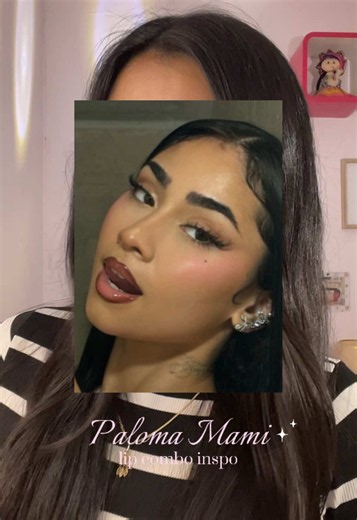 Paloma Mami lip combo inspooo #lipcombo #lipcomboinspo #lipcombotutorial #makeup #palomamami