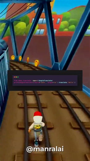 Translate any language instantly with 2 lines of Python. 🔥