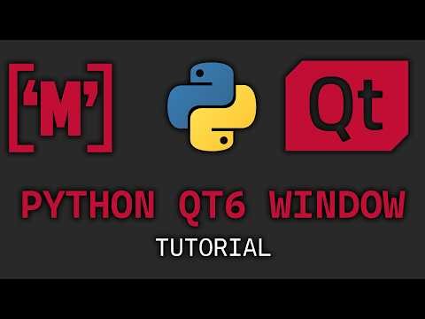 How to Create a Window in Python (PyQt6 Tutorial)