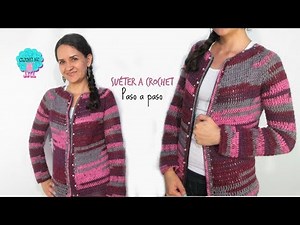 Tutorial saco/chaqueta a crochet- fácil