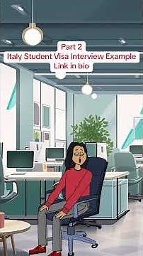 Italian Student Visa Interview Example 🇮🇹 Real Questions & Answers! #StudyInItaly #VisaInterview