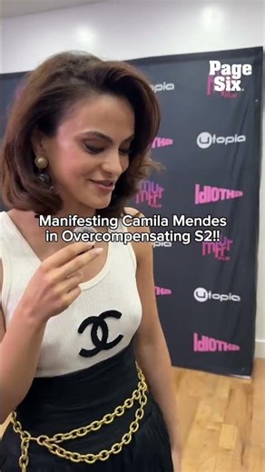 Benito Skinner, Camila Mendes is waiting for her role in Season 2 of Overcompensating! 👀 #shorts