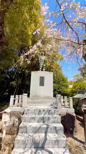 #shorts #旅行 #神社 #大阪 伝説の英雄ヤマトタケルノミコト像@大鳥大社