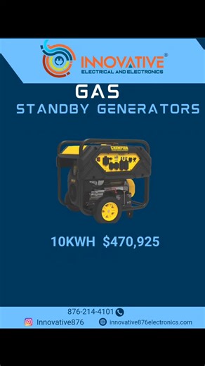 1.7K views · 15 reactions | 10kw Backup Generators Available . . . . . #hurricane #innovative876electronics #jamaica #airbnb #villa #solarenergy #solartechnology #jamaican #generator | Innovative Electrical And Electronics | Facebook