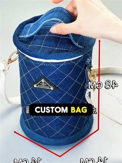 DIY Stylish Denim Crossbody Bag Sewing Tutorial
