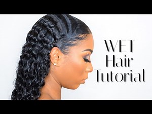 WET Hair Look on Curly Hair | 3A-3C Hair