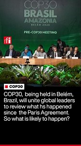 COP30, held in 2025 in Belém, Brazil, will unite global leaders to review progress on the Paris Agreement and set stronger climate targets for 2035. Key focuses include boosting emission reduction goals, protecting the Amazon, increasing climate finance for developing nations, and supporting a fair shift to clean energy. | RFI English