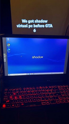 I’m currently using shadow pc service via proxmox ve environment #shadowpc