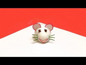 How to Make a Cute Mouse with an Egg / Fun Easter Food