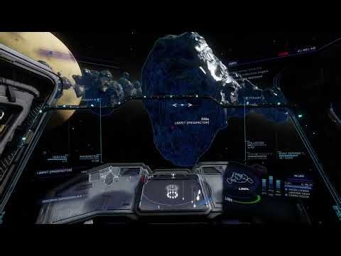 Elite Dangerous - Platinum mining with T-11 Prospector.