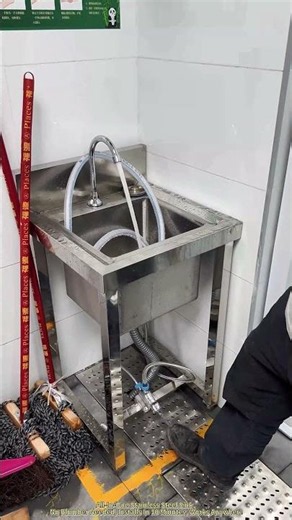 Foot-Operated Sink That Installs In Minutes, No Plumbing Needed !