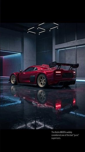 The Noble M600 is a masterpiece of British engineering