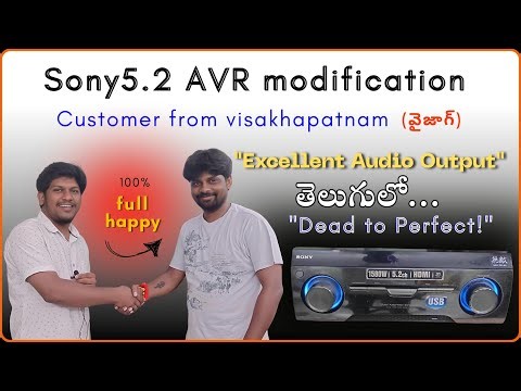 Sony 5.2 AV Receiver Repair & Modification in telugu| SATISH TECH AUDIOS