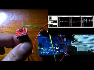 Arduino examples: ADXL335 Accelerometer