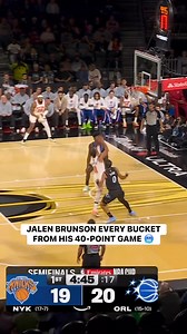 Jalen Brunson totaled his 88th 30-point game as a Knick, surpassing Richie Guerin (87) for the third most in 30-PT games in New York Knicks franchise history, trailing only Patrick Ewing (203) and Carmelo Anthony (108)! 📊 | NBA