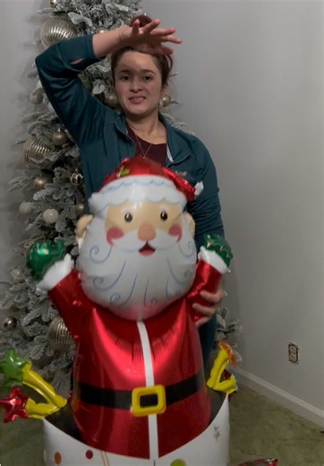 6PCS globos inflables para decoración de navidad 🎄 #navidad #decoration #tiktokshop #christmas #beauty