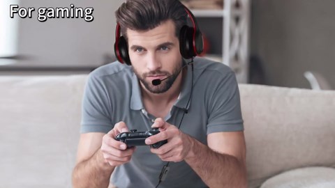 Boom Microphone Cable with Mute & Volume, 6.6FT 3.5mm Replacement Aux Mic Cord for Gaming Headsets – Compatible with PS4/5, Xbox, PC, Controllers & Phones