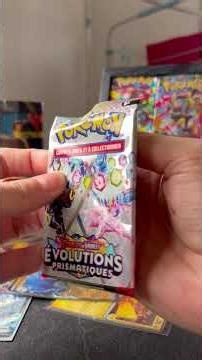 Ouverture 2 booster évolution prismatiques 😉🃏 #pokemon #randombooster #pokemoncards #boosterpack